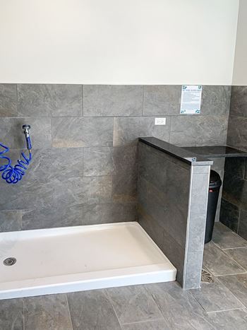 pet wash station at Willow Crossing Apartments